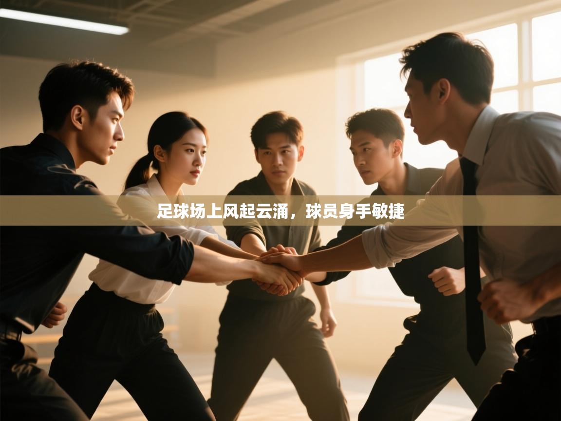 足球场上风起云涌，球员身手敏捷  第1张