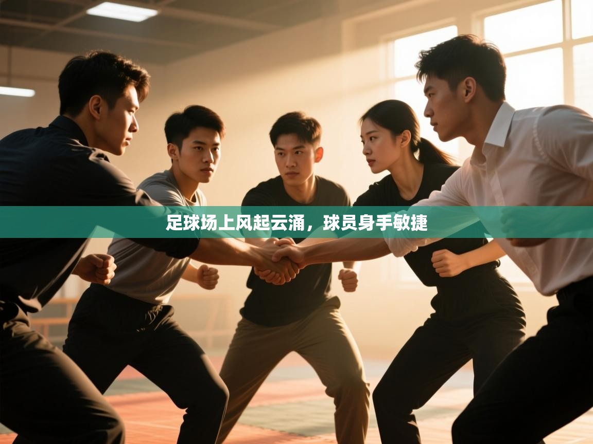 足球场上风起云涌，球员身手敏捷  第2张